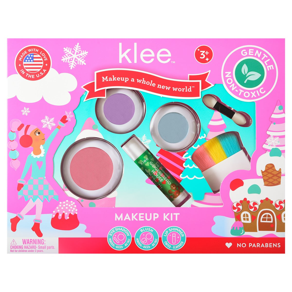 Klee Naturals - Xmas Edition - Natural Mineral Makeup Kit (4&