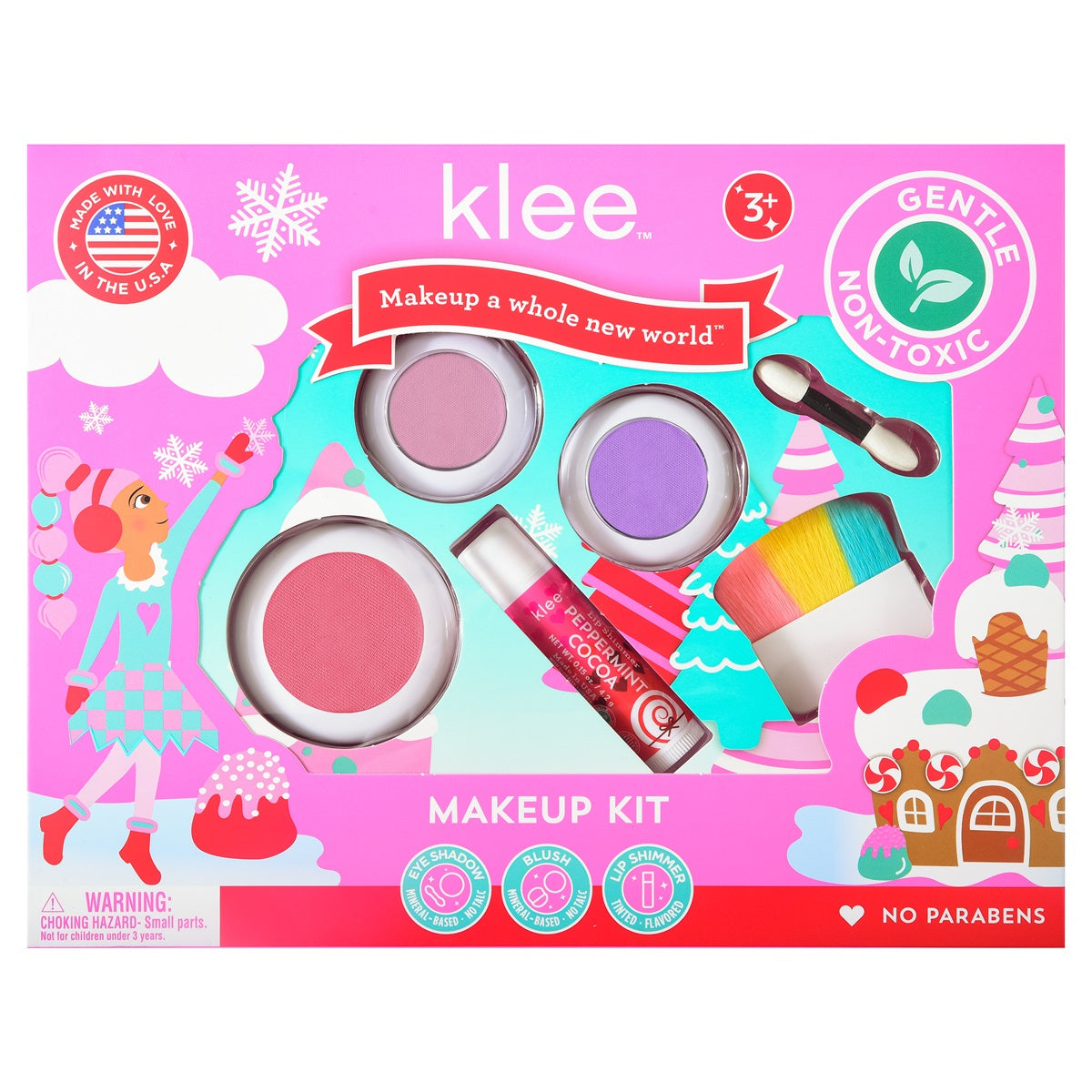 Klee Naturals - Xmas Edition - Natural Mineral Makeup Kit (4&