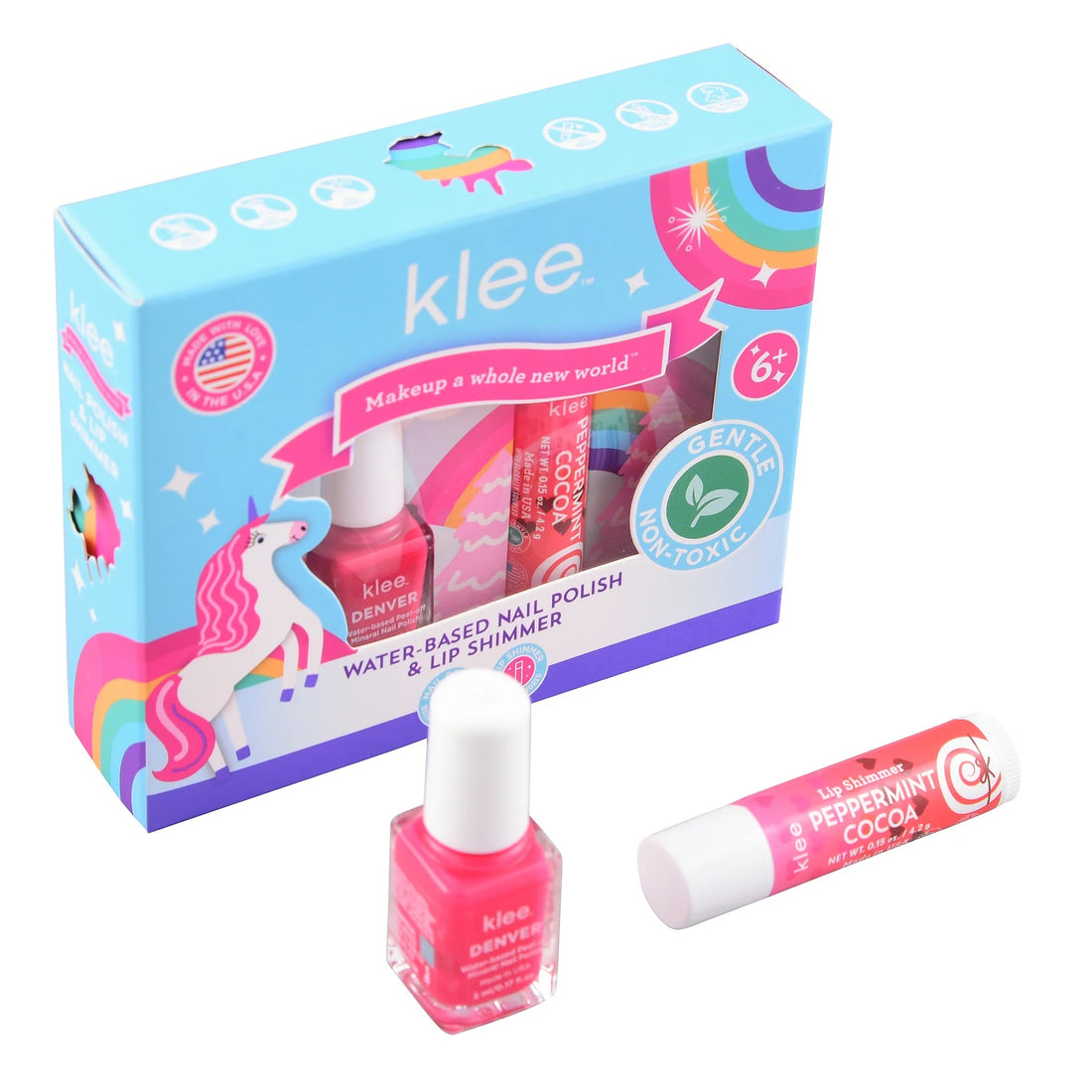 Klee Naturals - Xmas Edition - Natural Lip Shimmer & Nail Polish Duo 聖誕版 - 天然閃色唇蜜 + 指甲油組合 (Elves&