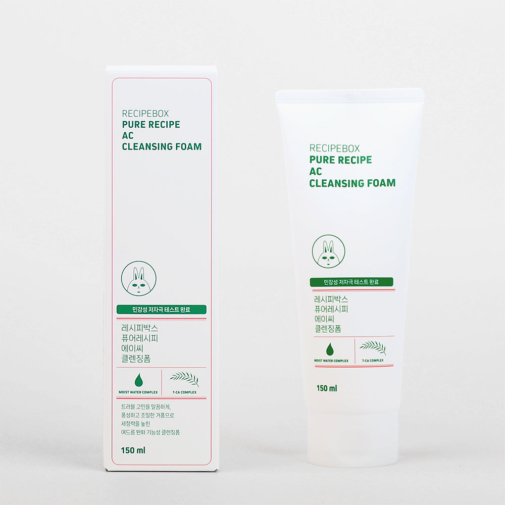 Recipebox Pure Recipe AC Cleansing Foam 祛痘抗敏修護潔面乳 (150ml)