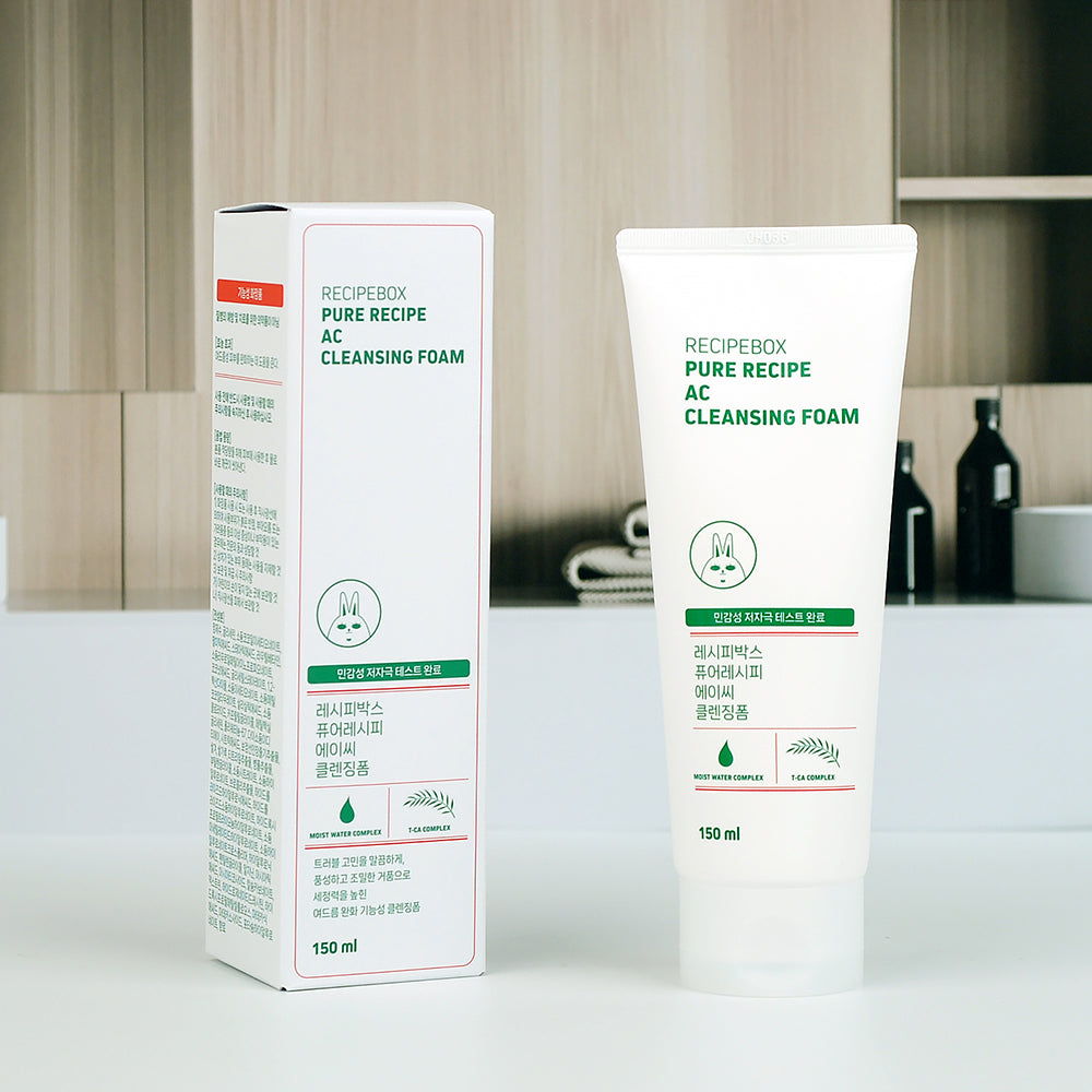 Recipebox Pure Recipe AC Cleansing Foam 祛痘抗敏修護潔面乳 (150ml)
