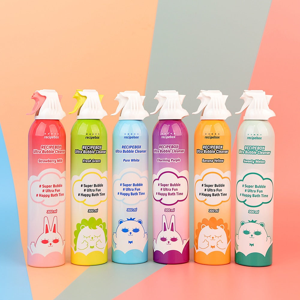 Recipebox Ultra Bubble Cleanser 兒童魔法沐浴泡泡慕絲 (300ml)
