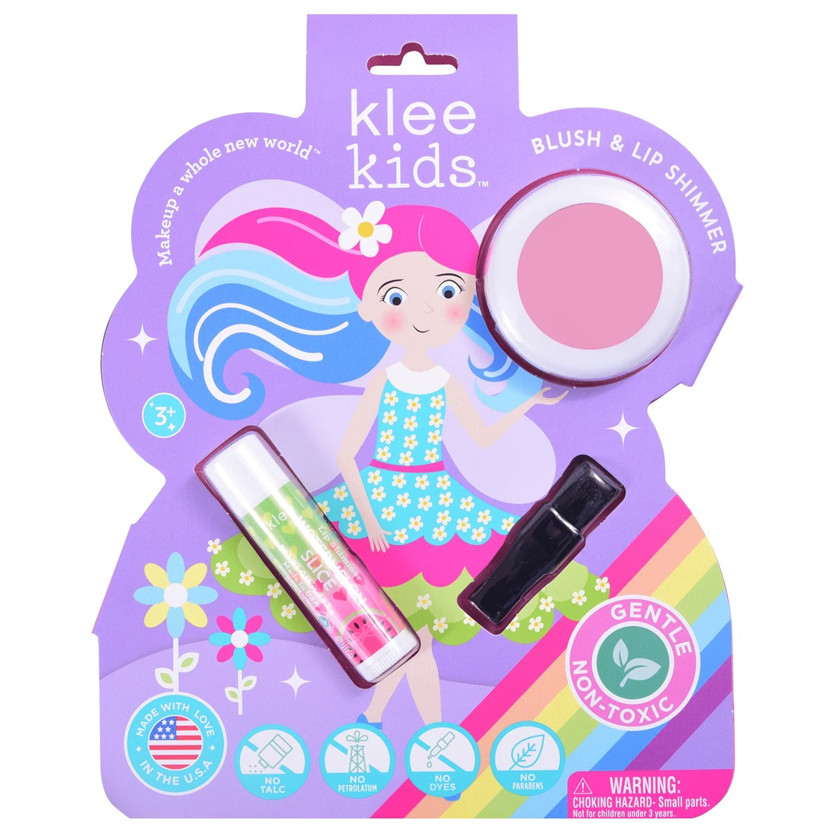 【Preorder ONLY 預購產品】Klee Kids Blush+Lip Shimmer Set (Jacy&