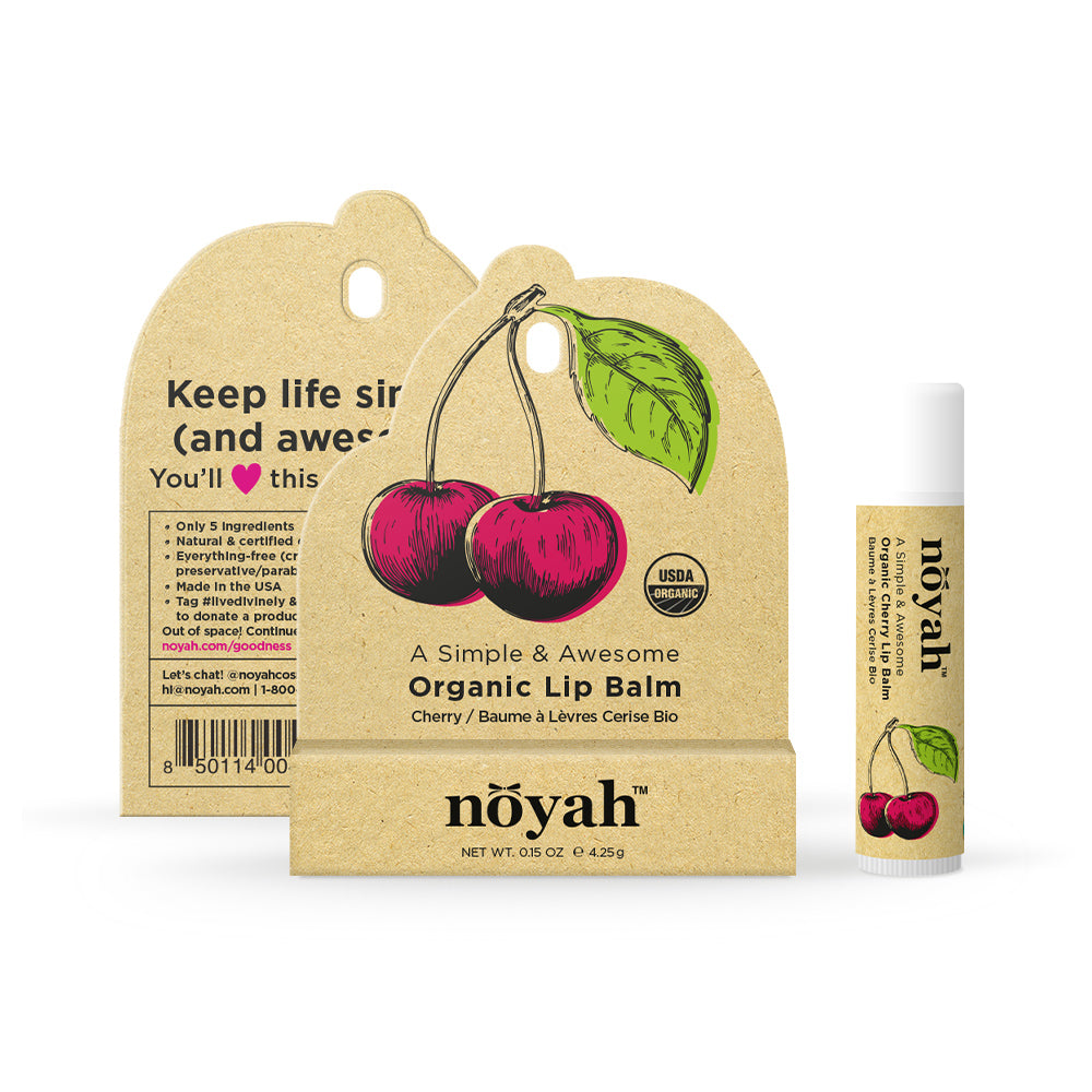 Noyah Lip Balm (Cherry) 有機潤唇膏 (櫻桃) 4.25g