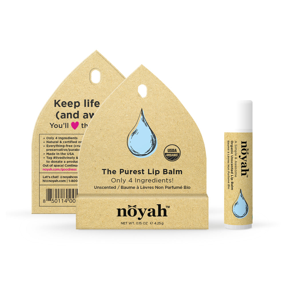 Noyah Lip Balm (Unscented) 有機潤唇膏 (無味) 4.25g