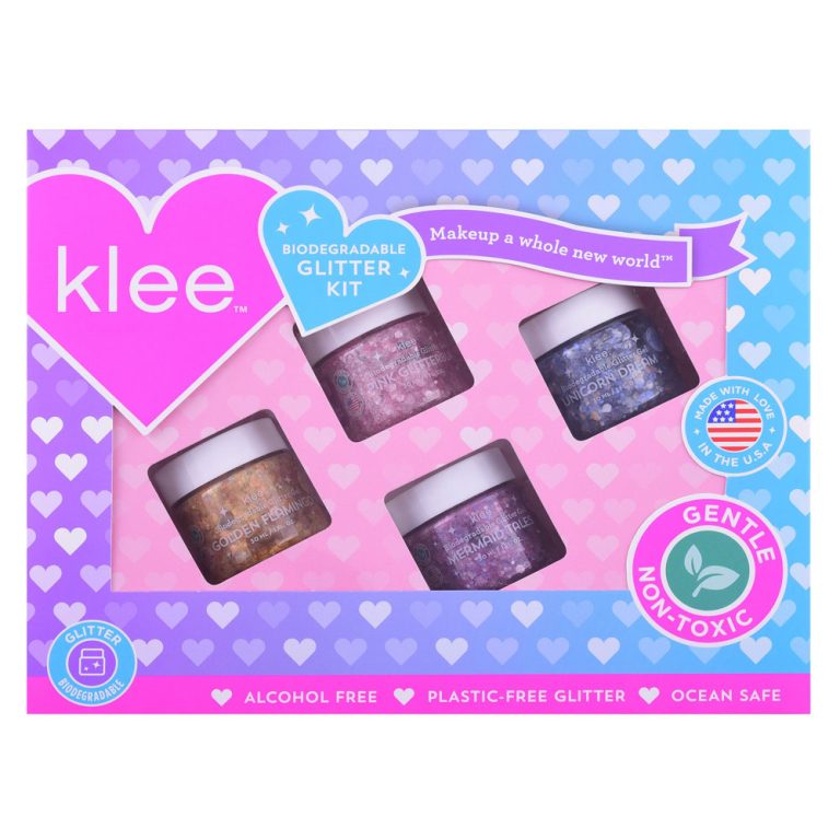 Klee Naturals Bio-Glitter Gel 4PC Kit (Mermaid Paradise) 閃粉啫喱4件組合 (人魚仙境)