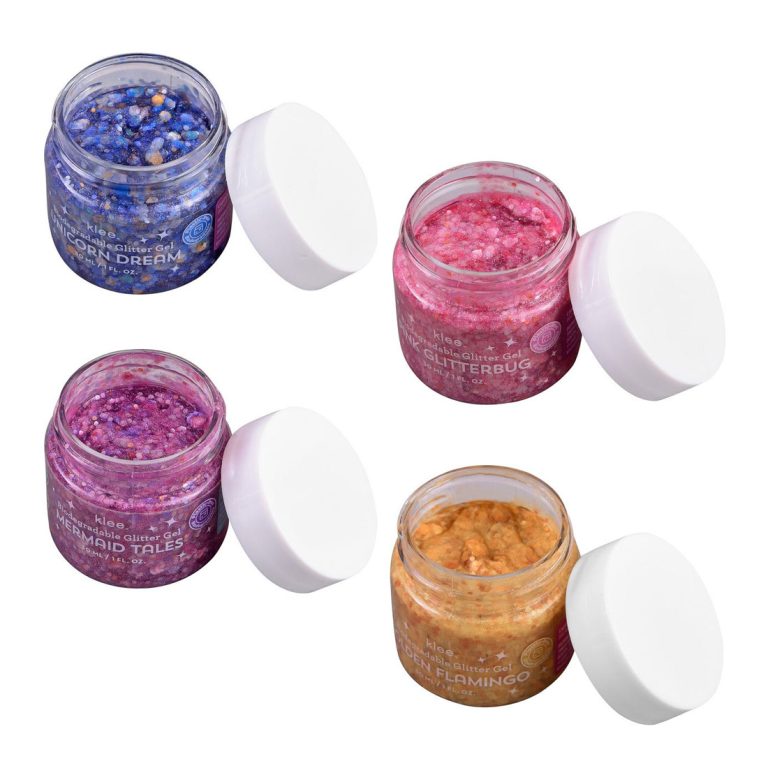 Klee Naturals Bio-Glitter Gel 4PC Kit (Mermaid Paradise) 閃粉啫喱4件組合 (人魚仙境)