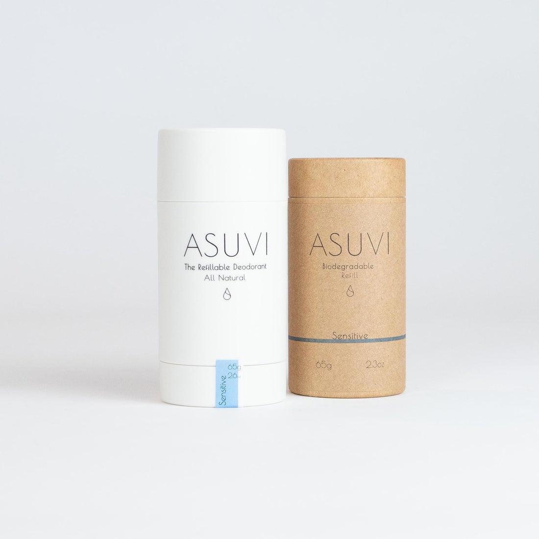 Asuvi Deodorant - Sensitive/Unscented 減汗香體膏 – 敏感膚質配方/無香味 65g