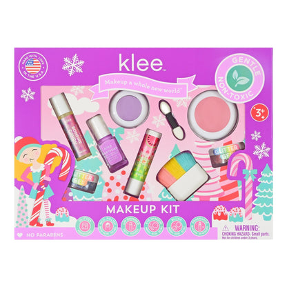 【Preorder ONLY 預購產品】Klee Naturals - Xmas Edition - Natural Mineral Deluxe Makeup Kit 聖誕版 - 華麗彩妝香水組合7件組合 (Festive Jingles)
