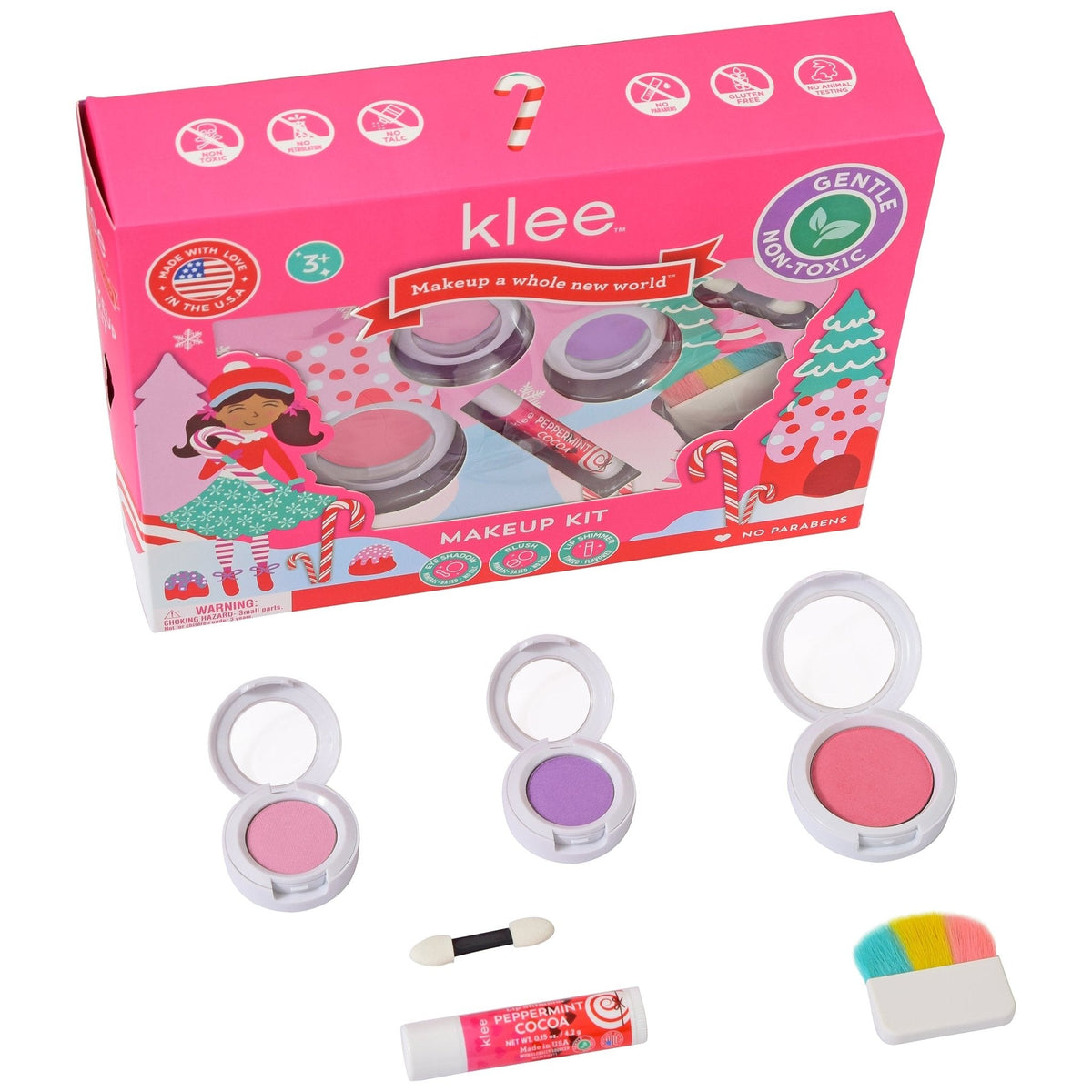 【Preorder ONLY 預購產品】Klee Naturals - Xmas Edition - Natural Mineral Makeup Kit (4&