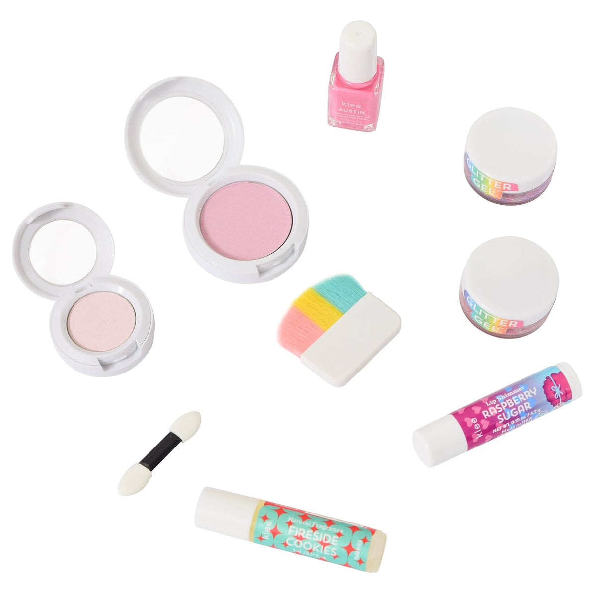 【Preorder ONLY 預購產品】Klee Naturals - Xmas Edition - Natural Mineral Deluxe Makeup Kit 聖誕版 - 華麗彩妝香水組合7件組合 (Holiday Giggles)