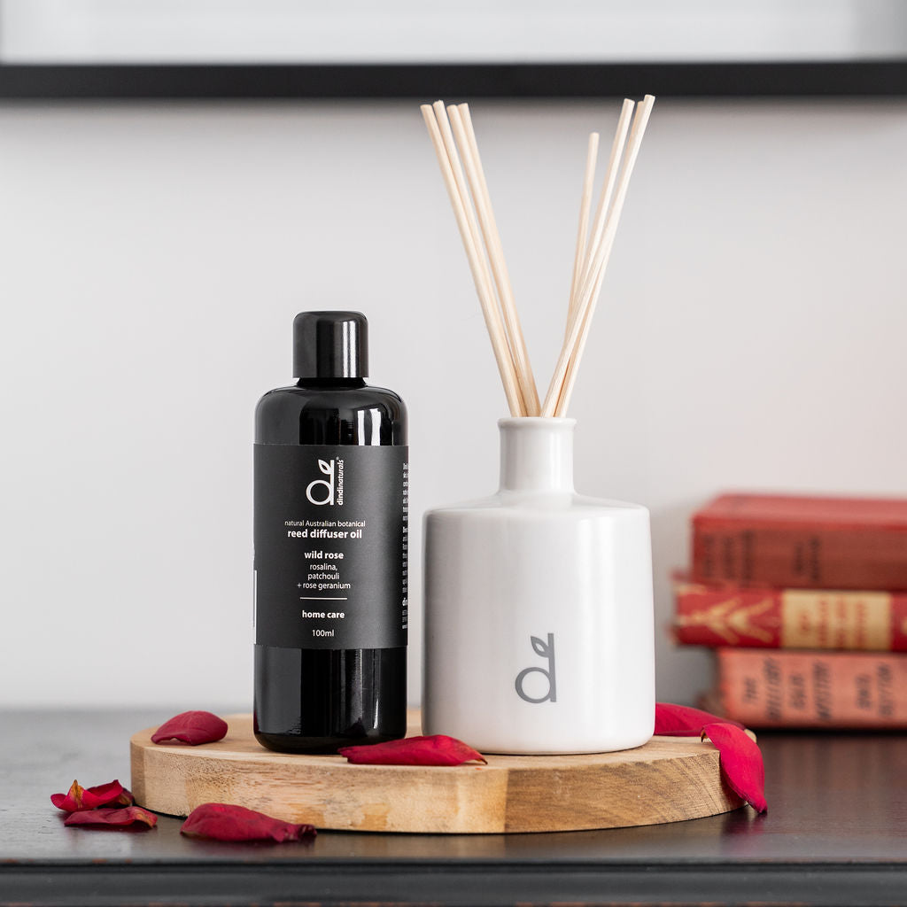Dindi Reed Diffuser Kit (Wild Rose) 野薔薇香薰籐枝套裝