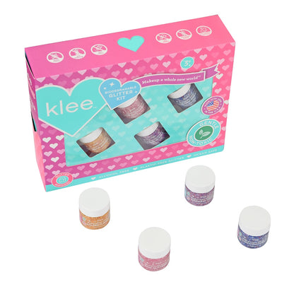 Klee Naturals Bio-Glitter Gel 4PC Kit (Mermaid Party) 閃粉啫喱4件組合 (人魚派對)