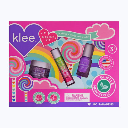 【Preorder ONLY 預購產品】Klee Mini Makeup Kit 3PC (Swirling Purple) 迷你指甲油彩妝3件組合 (紫色旋渦)