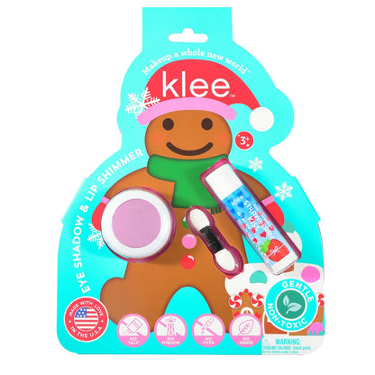 Klee Naturals - Xmas Edition - Natural Mineral Eyeshadow &amp; Lip Shimmer Duo 聖誕版 - 天然礦物眼影及唇蜜組合 (Icicle Sparkles)