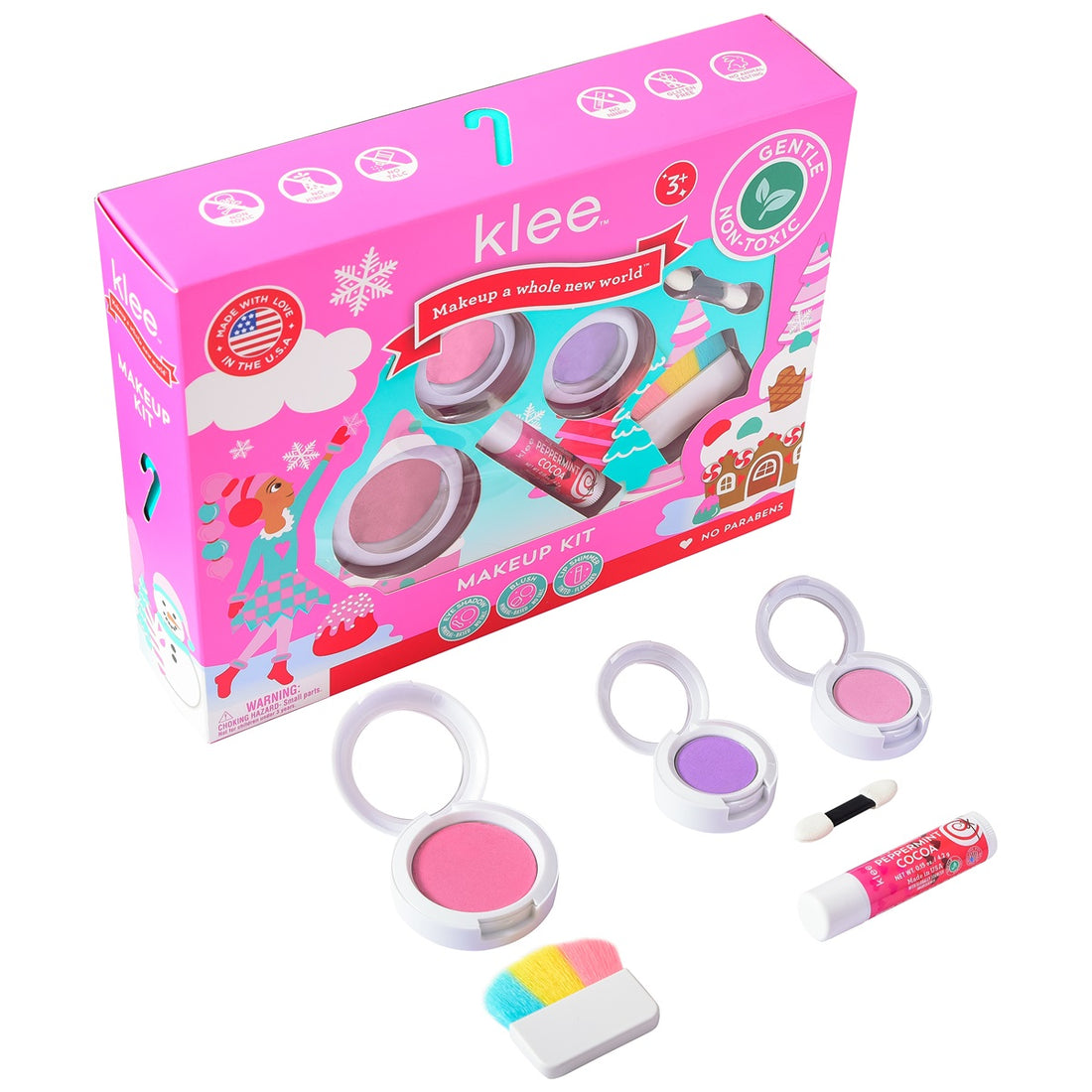 Klee Naturals - Xmas Edition - Natural Mineral Makeup Kit (4&