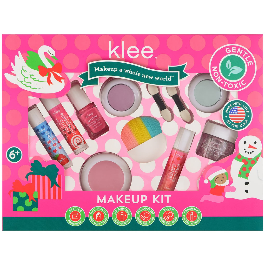 Klee Naturals - Xmas Edition - Natural Mineral Deluxe Makeup Kit 聖誕版 - 華麗彩妝香水組合8件組合 (Ring of Cheer)