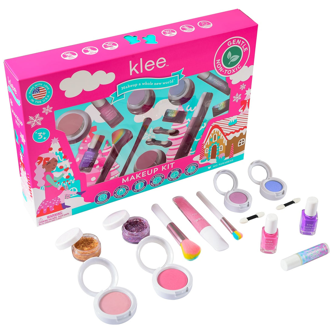 Klee Naturals - Xmas Edition - Natural Mineral Ultra Deluxe Makeup Kit 聖誕版 - 極致華麗彩妝香水組合12件組合 (Glam Comes True)