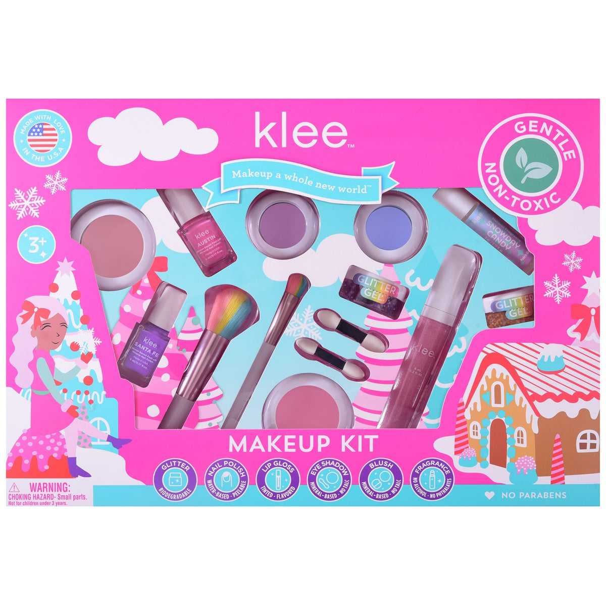 Klee Naturals - Xmas Edition - Natural Mineral Ultra Deluxe Makeup Kit 聖誕版 - 極致華麗彩妝香水組合12件組合 (Glam Comes True)