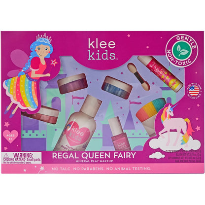 Klee Kids Loose Powder 6PC Kit (Regal Queen Fairy) 天然礦物彩妝6件組合 (皇室精靈)