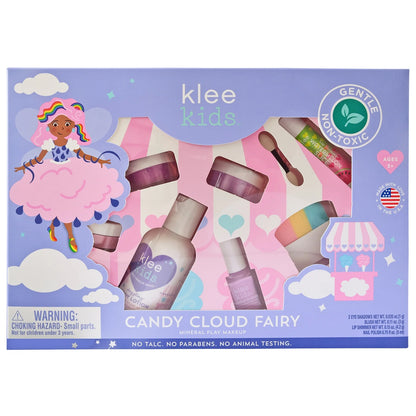 Klee Kids Loose Powder 6PC Kit (Candy Cloud Fairy) 天然礦物彩妝6件組合 (雲裳精靈)