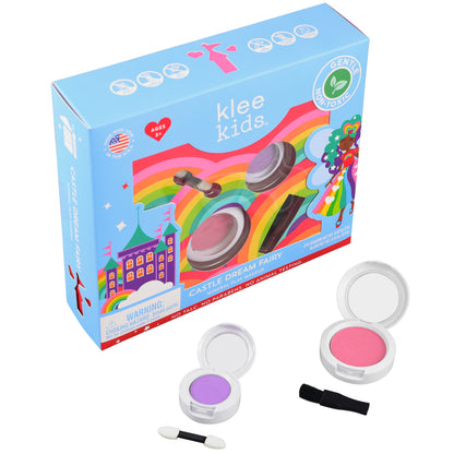Klee Kids Pressed Eyeshadow &amp; Blush 2PC Set (Castle Dream Fairy) 天然礦物眼影胭脂2件組合 (城堡精靈)