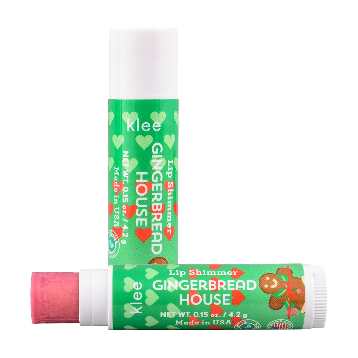 Klee Naturals - Xmas Edition - Natural Lip Shimmer &amp; Natural Fragrance Duo 聖誕版 - 天然閃色唇蜜 + 天然香水組合 (Snickerdoodle Cookies)