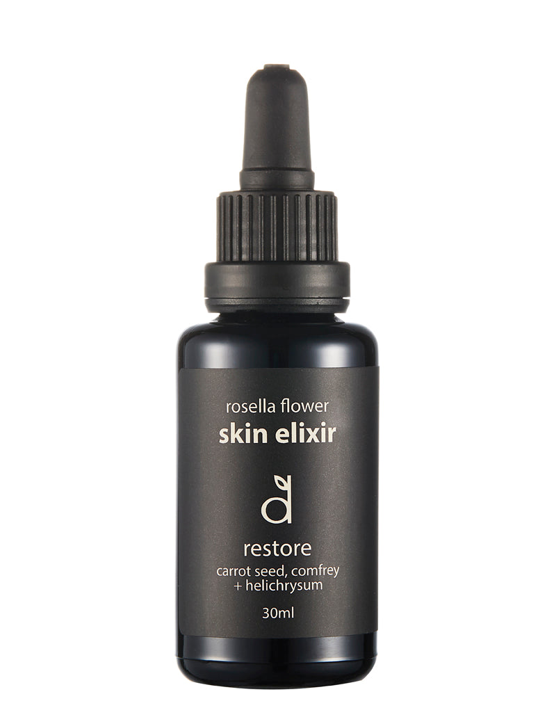 Dindi Face Oil (Rosella Flower Skin Elixir) 洛神花護膚油 (修復精華) 30ml