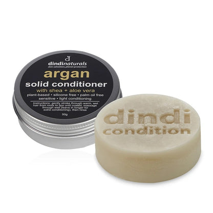 Dindi Solid Conditioner (Argan Unscented) 堅果油護髮餅 (輕柔抗敏) 50g