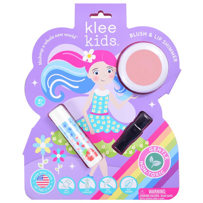 【Preorder ONLY 預購產品】Klee Kids Blush+Lip Shimmer Set (Lyla&