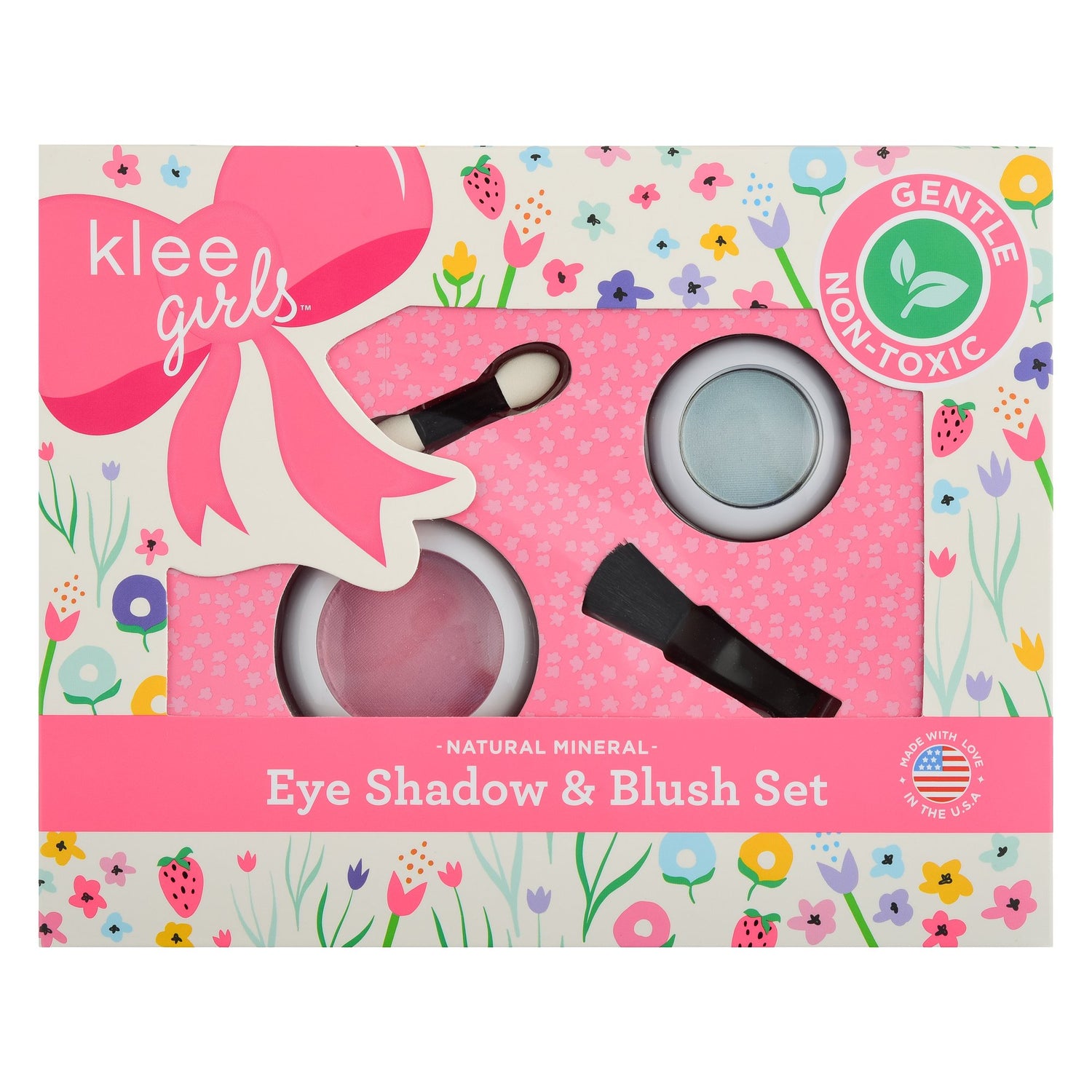 Klee Girls Pressed Eyeshadow &amp; Blush Set 2PC (Wish and Faith) 天然礦物眼影胭脂2件組合 (信心祝福)