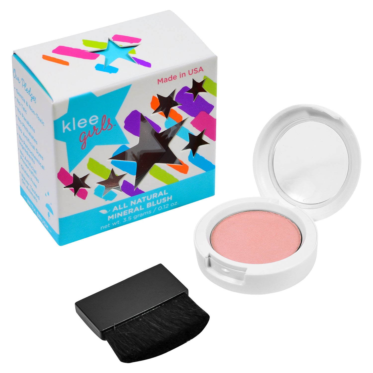 Klee Girls Blush Compact 天然礦物胭脂粉餅 3.5g