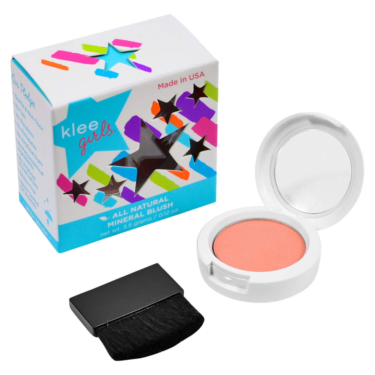 Klee Girls Blush Compact 天然礦物胭脂粉餅 3.5g