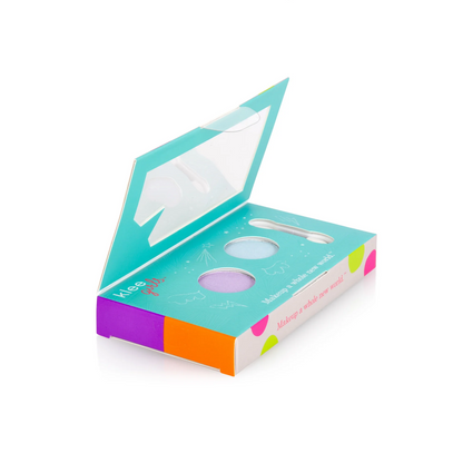Klee Girls Eyeshadow Duo Palette (Baby Blue+Lavender) 天然礦物雙色眼影盤 (粉藍色+紫色)