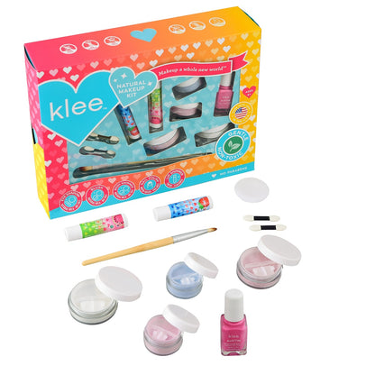 Klee Naturals Loose Powder Deluxe Starter 7PC Kit (Here and Now) 天然礦物彩妝閃粉7件組合 (甜心寶寶)