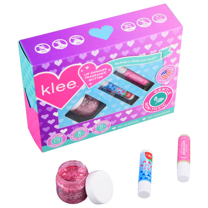Klee Naturals Makeup Kit 3PC (Upside Down) 香水彩妝3件組合 (粉紅仙子)