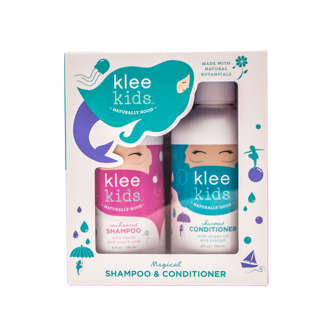 Klee Kids Shampoo and Conditioner Set 兒童洗髮護髮套裝 (236ml x 2)