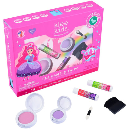 Klee Kids Pressed Powder 4PC Kit (Enchanted Fairy) 天然礦物彩妝4件組合 (迷人精靈)